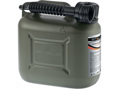 Канистра для ГСМ вертикальная 10 л, пластиковая, усиленная Stels