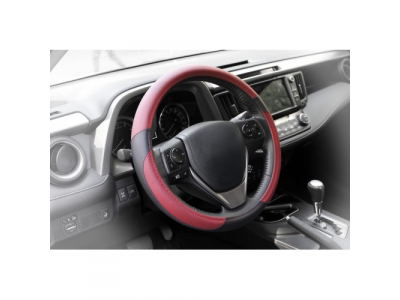 Оплетка, иск. кожа, коричневая/черная, 40 см / L от KRAFT Оплетка, иск. кожа, коричневая/черная, 40 см / L