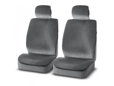 Накидка на сиденье иск.мех. "Premier" серый эко мех. 1шт. от Premier Накидка на сиденье иск.мех. "Premier" серый эко мех. 1шт.