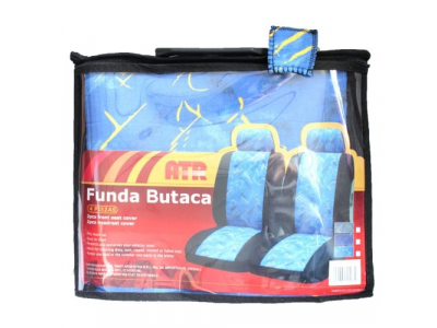 Авточехлы на передние сидения черно-синие от AVG Авточехлы на передние сидения черно-синие