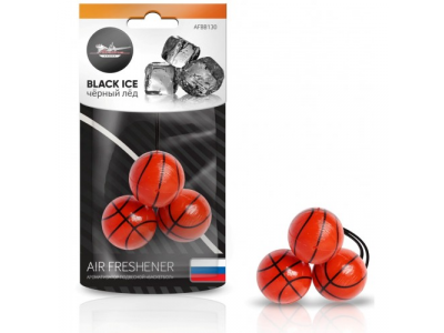 Ароматизатор подвесной Баскетбол черный лед от Airline Ароматизатор подвесной Баскетбол черный лед
