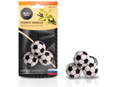 Ароматизатор подвесной Футбол французкая ваниль от Airline Ароматизатор подвесной Футбол французкая ваниль