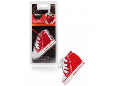 Ароматизатор подвесной Кеды клубника со сливками от Airline Ароматизатор подвесной Кеды клубника со сливками