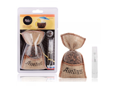 Ароматизатор "Кофе в мешочке со спреем" пина колада от Airline Ароматизатор "Кофе в мешочке со спреем" пина колада