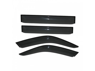 Комплект накладных дефлекторов HONDA PILOT II 2008 ШИРОКИЙ "SVS"