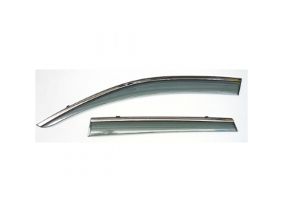 Ветровики Artway Hyundai IX35 10-16 с металл. хром-молдингом от ARTWAY Ветровики Artway Hyundai IX35 10-16 с металл. хром-молдингом