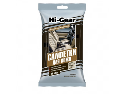 Салфетки для кожи LEATHER CLEANING WIPES от HI-GEAR Салфетки для кожи LEATHER CLEANING WIPES