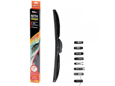 Щетка стеклоочистителя 430 мм (17) гибридная AIRLINE