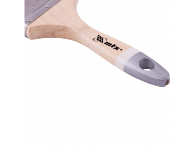 Кисть плоская, натуральная черная щетина, деревянная ручка, размер 4 Mtx от MTX Кисть плоская, натуральная черная щетина, деревянная ручка, размер 4 Mtx