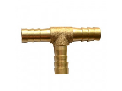 Тройник прямой с "елочкой" 3 х 9 мм (10шт.)