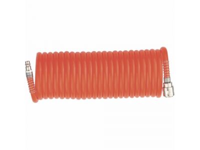 Шланг спиральный воздушный, 15 м, с быстросъемными соединениями// MATRIX от MATRIX Шланг спиральный воздушный, 15 м, с быстросъемными соединениями// MATRIX