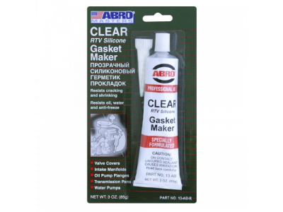Герметик прокладок ABRO MASTERS (прозрачный) 85 г от ABRO Герметик прокладок ABRO MASTERS (прозрачный) 85 г
