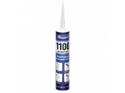 Герметик силиконовый 1100 ABRO MASTERS (прозрачный), 280 мл от ABRO Герметик силиконовый 1100 ABRO MASTERS (прозрачный), 280 мл