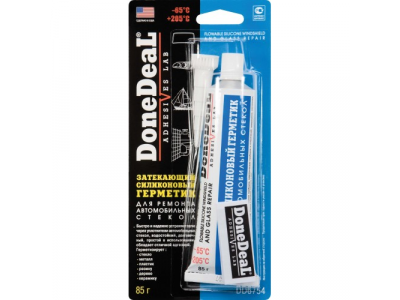 Затекающий герметик силиконовый для ремонта стекол от DONE DEAL Затекающий герметик силиконовый для ремонта стекол
