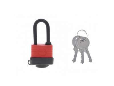 Замок навесной всепогодный, 40 мм, удлиненная дужка Matrix