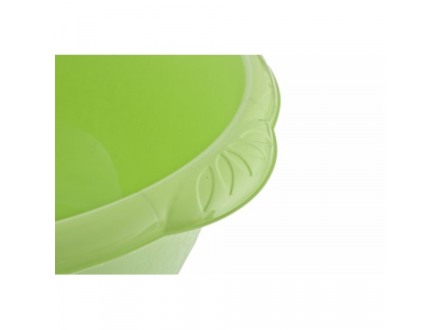 Таз пластмассовый круглый 16 л зеленый //ТМ Elfe /Россия