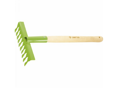 Грабли витые, 10-зубые, 180 мм, с рукояткой 300 мм СИБРТЕХ Россия от СИБРТЕХ Грабли витые, 10-зубые, 180 мм, с рукояткой 300 мм СИБРТЕХ Россия