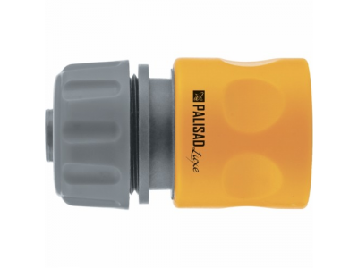 Соединитель пластмассовый быстросъемный для шланга 1/2", однокомпонентный PALISAD LUXE