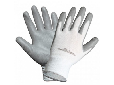 Перчатки нейлоновые "AIRLINE" с ценьным полиуритан покрытием ладони