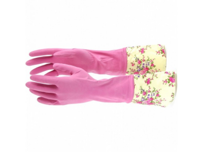 Перчатки хозяйственные, латексные с манжетой, M Elfe от Elfe Перчатки хозяйственные, латексные с манжетой, M Elfe