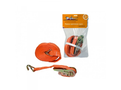 Стяжка груза "AIRLINE" 6м, 600кг с храповиком от Airline Стяжка груза "AIRLINE" 6м, 600кг с храповиком