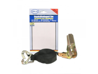 Ремень для крепления грузов ( 5м. с трещёткой и 2-мя крючками )