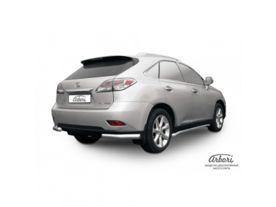 Защита заднего бампера "уголки" Arbori d76 LEXUS RX-350/RX-270 2012- от ARBORI Защита заднего бампера "уголки" Arbori d76 LEXUS RX-350/RX-270 2012-