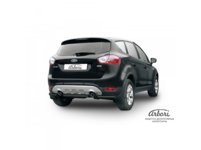 Защита заднего бампера Arbori d57 черная FORD KUGA 2008-2013 от ARBORI Защита заднего бампера Arbori d57 черная FORD KUGA 2008-2013