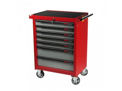 JTC Тележка инструментальная 7 секций красная JTC от JTC JTC Тележка инструментальная 7 секций красная JTC