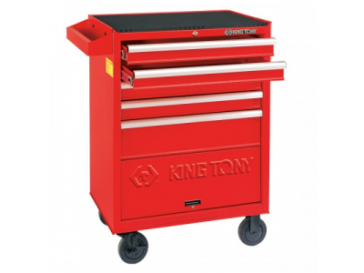 Тележка инструментальная, 5 ящиков и отсек, KING TONY от KING TONY Тележка инструментальная, 5 ящиков и отсек, KING TONY