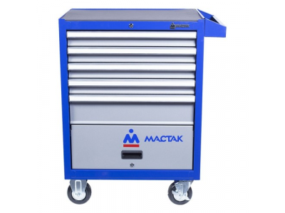 Тележка инструментальная, 5 ящиков и отсек, синяя, МАСТАК от МАСТАК Тележка инструментальная, 5 ящиков и отсек, синяя, МАСТАК