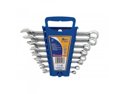Ключ комбинированный набор 8шт: 6,8,10,12,13,14,17,19мм (пластик. держ)