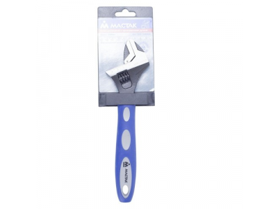 Ключ разводной 250 мм, эргономичная ручка, держатель, МАСТАК