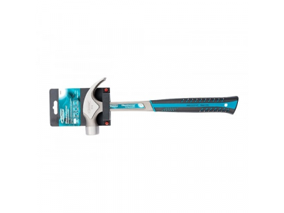 Молоток-гвоздодер, 570 г, цельнокованый, трехкомпонентная рукоятка// GROSS