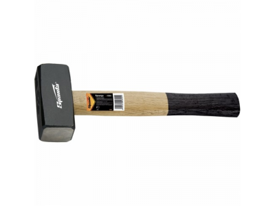 Кувалда, 1500 г, кованая головка, деревянная двухцветная рукоятка// SPARTA