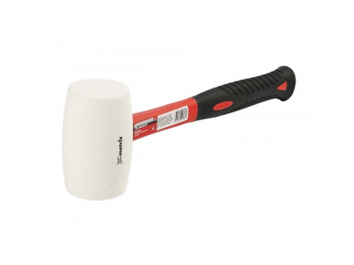 Киянка резиновая, 680 г, белая резина, фибергласовая рукоятка// MATRIX от MATRIX Киянка резиновая, 680 г, белая резина, фибергласовая рукоятка// MATRIX
