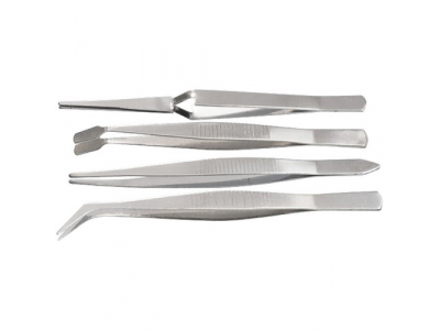 Набор пинцетов из нержавеющей стали, 4 шт.// SPARTA от SPARTA Набор пинцетов из нержавеющей стали, 4 шт.// SPARTA