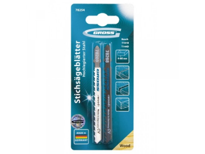 Набор полотен для электролобзика по дереву, 2шт. 78254 GROSS от GROSS Набор полотен для электролобзика по дереву, 2шт. 78254 GROSS