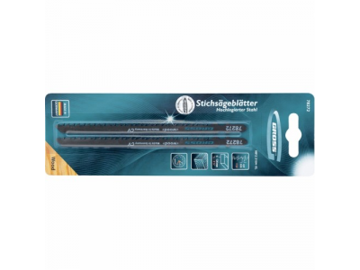 Полотна для электролобзика по дереву, 2 шт. ( 3104-XL ) GROSS от GROSS Полотна для электролобзика по дереву, 2 шт. ( 3104-XL ) GROSS