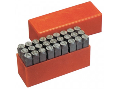 Клейма буквенные 5мм CrMo латиница набор.