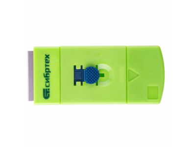 Скребок пластмассовый с выдвижным сменным лезвием Сибртех от СИБРТЕХ Скребок пластмассовый с выдвижным сменным лезвием Сибртех