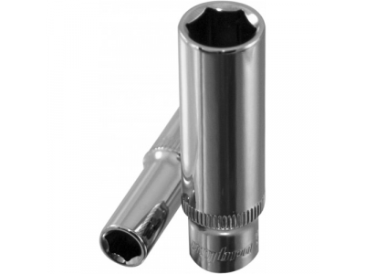 Головка торцевая глубокая 1/4"DR 7 мм, Ombra 114107