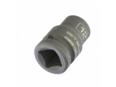 Головка ударная шестигранная, 12 мм, 1/2, CrMo Stels