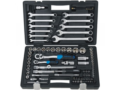 Набор инструмента 1/4" и 1/2" 6 гр. 83 предмета от LICOTA Набор инструмента 1/4" и 1/2" 6 гр. 83 предмета
