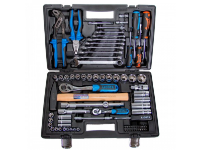 Набор инструмента 1/4" и 1/2" 6гр. 81 предмет от LICOTA Набор инструмента 1/4" и 1/2" 6гр. 81 предмет