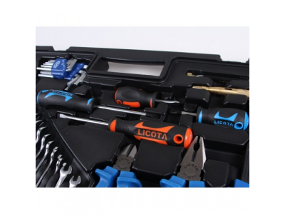 набор инструментов 143 предмета 1/4" и 1/2" 6 гр. от LICOTA набор инструментов 143 предмета 1/4" и 1/2" 6 гр.