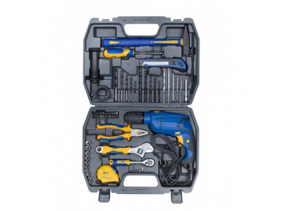 Набор инструментов с дрелью 60 предметов от KRAFT Набор инструментов с дрелью 60 предметов