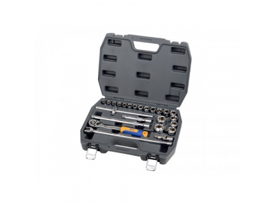 Набор инструмента 1/2"Dr 25 предметов от KRAFT Набор инструмента 1/2"Dr 25 предметов