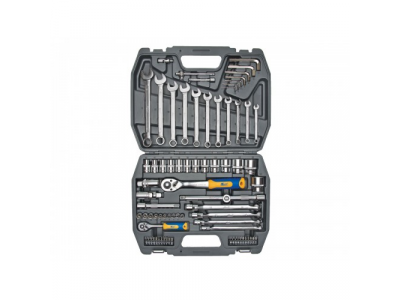 Набор инструмента 1/2"Dr и 1/4"Dr 77 предметов от KRAFT Набор инструмента 1/2"Dr и 1/4"Dr 77 предметов