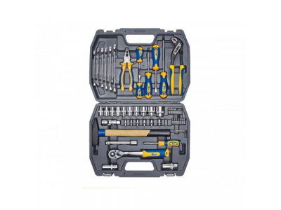 Набор инструмента 1/2"Dr и 1/4"Dr 56 предметов от KRAFT Набор инструмента 1/2"Dr и 1/4"Dr 56 предметов